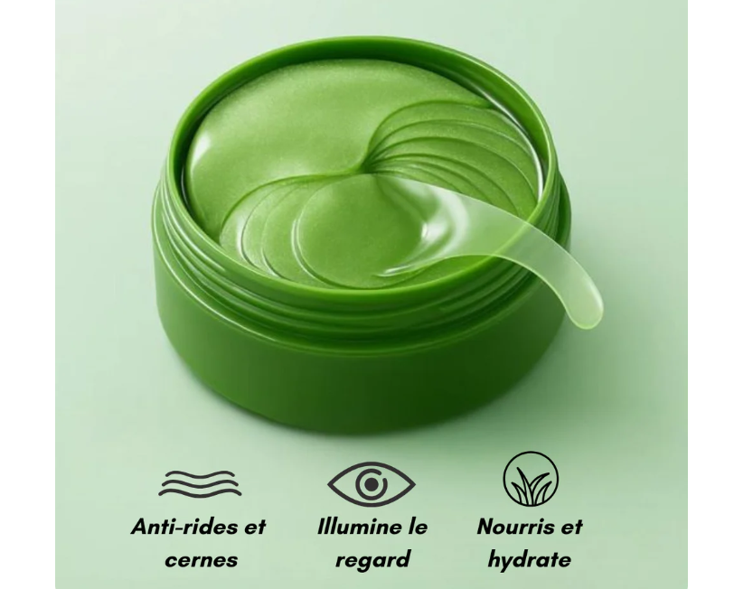 Masque Yeux Collagène & Aloe Vera – Hydratant et Confortable